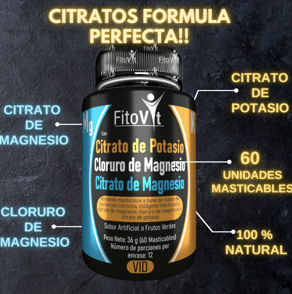 CITRATO MAGNESIO + CITRATO POTASIO 3x1