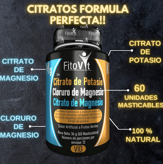 CITRATO MAGNESIO + CITRATO POTASIO 3x1