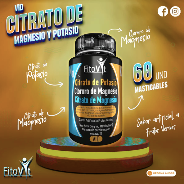 CITRATO MAGNESIO + CITRATO POTASIO 3x1