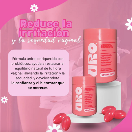URO - Probióticos vaginales para mujeres