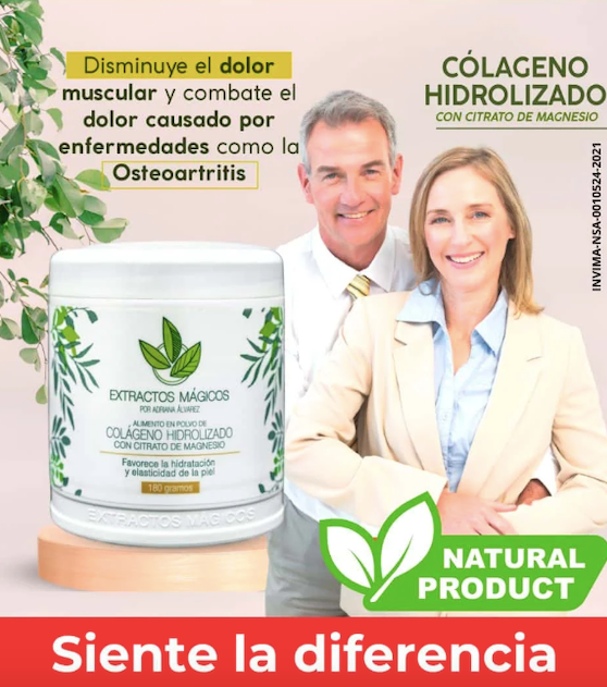 Colageno Con Citrato De Magnesio 180g