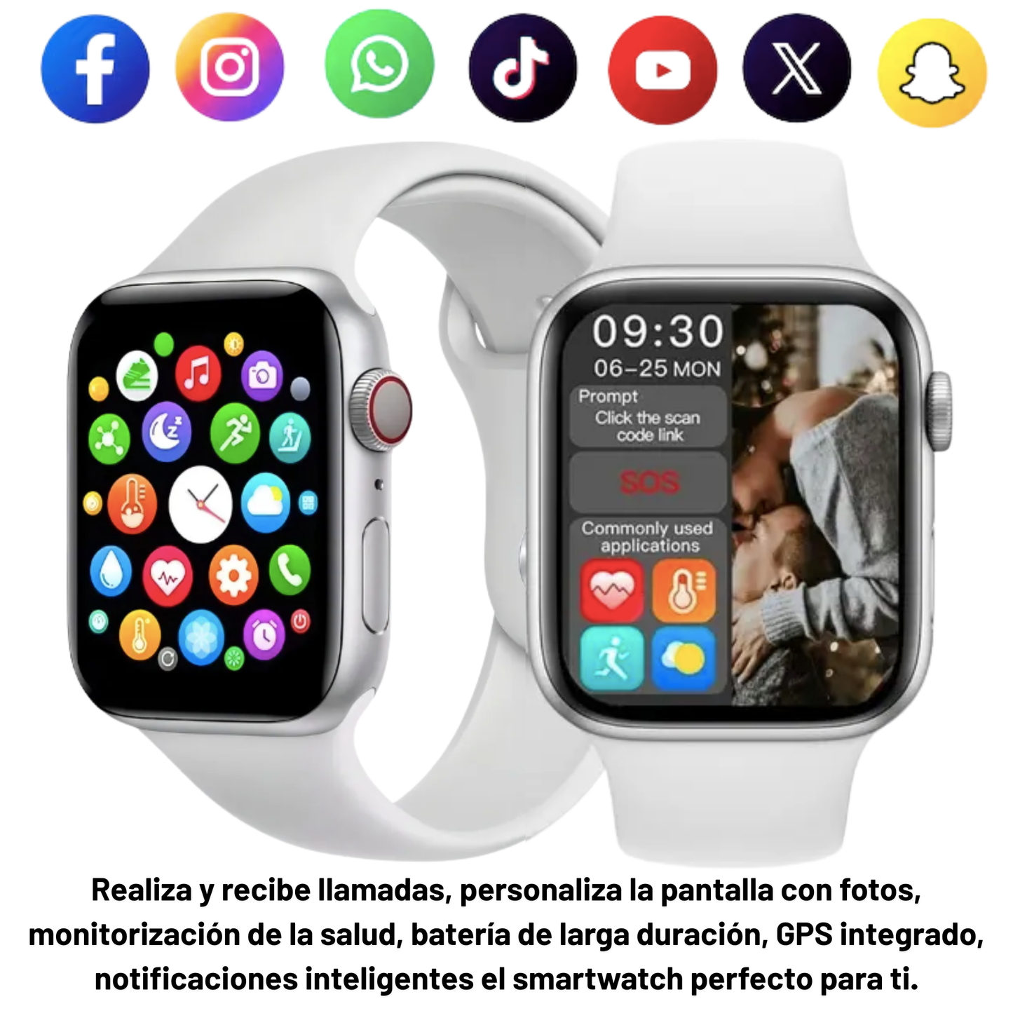 Smartwatch Classic Premium con 50 % de descuento solo hoy + Regalos