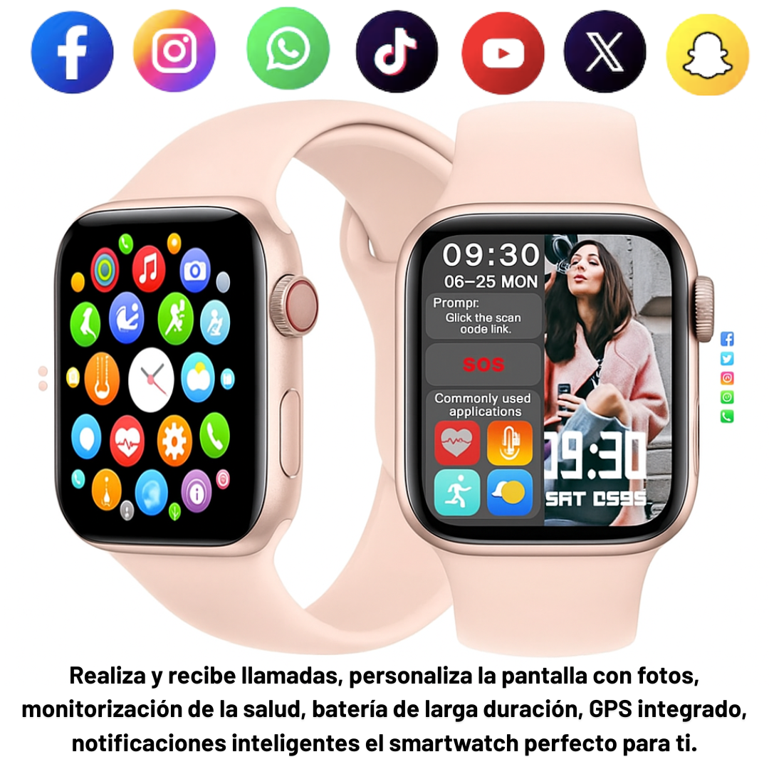 Smartwatch Classic Premium con 50 % de descuento solo hoy + Regalos